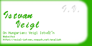 istvan veigl business card